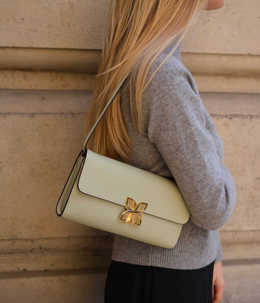 Hortensia Clutch | Vert d'Eau - Fleuron Paris