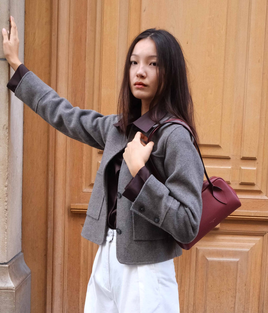 Mini Bambou | Bordeaux Lisse - Fleuron Paris