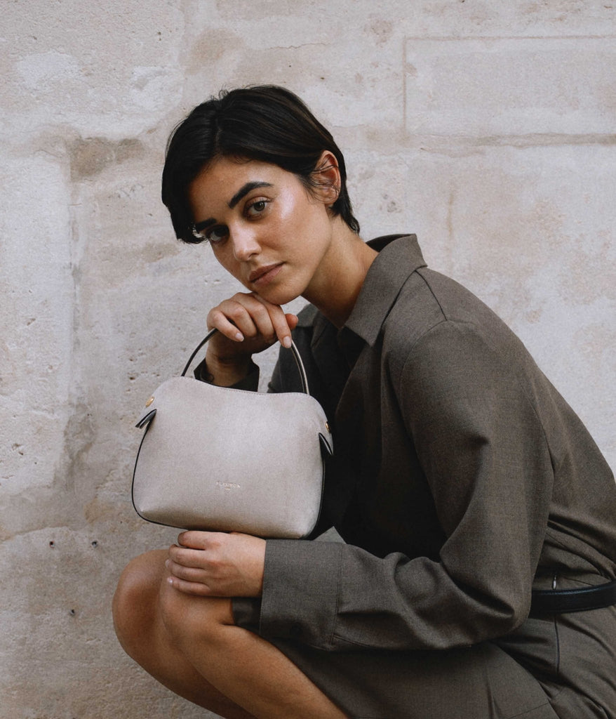 Mini Swann | Suede Dune - Fleuron Paris