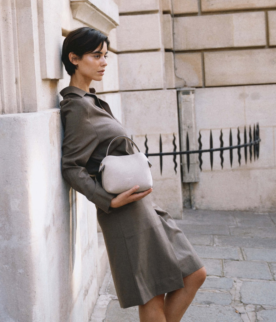 Mini Swann | Suede Dune - Fleuron Paris
